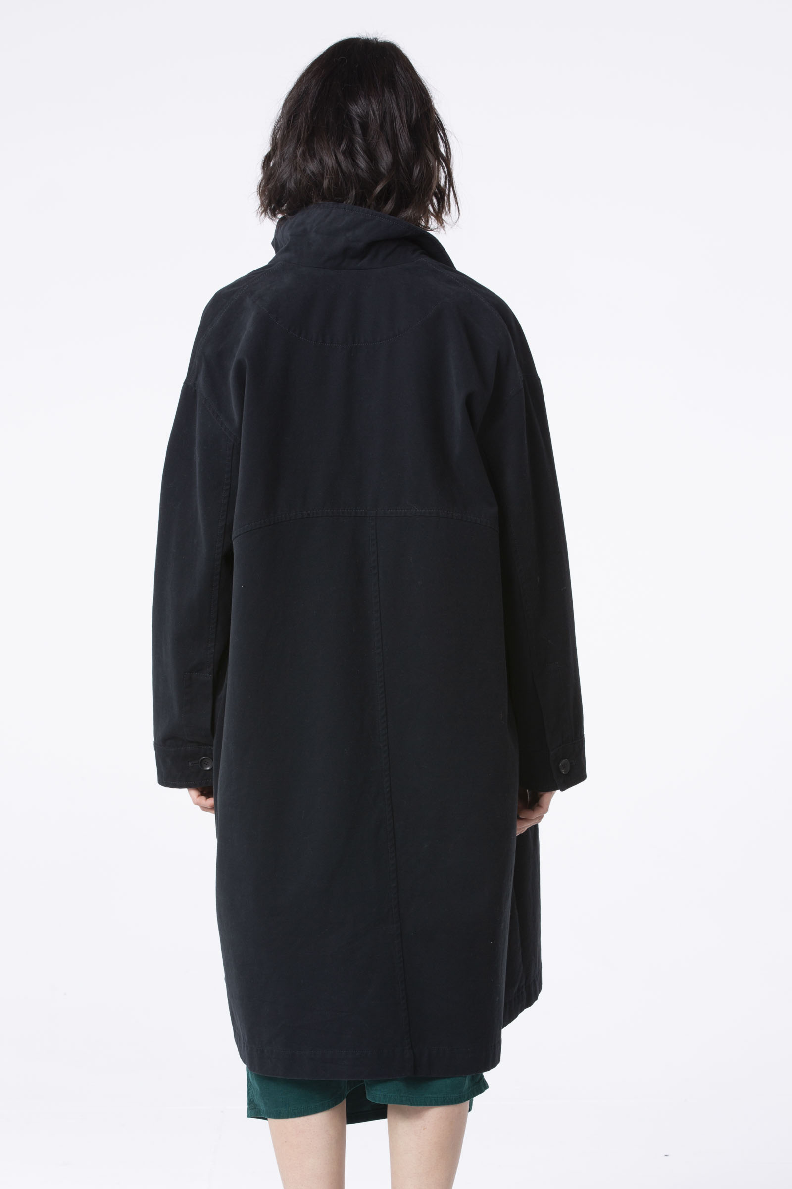 Coat 504 wash Grey Outdoor cotton twill
