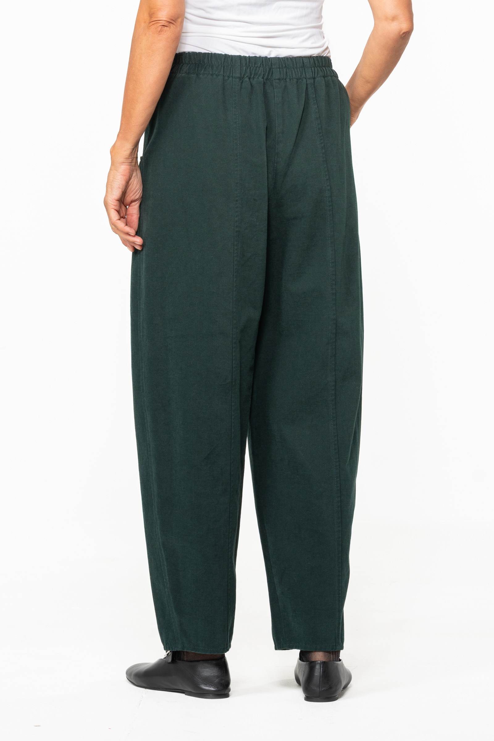 Trousers 534 wash Green Cotton twill