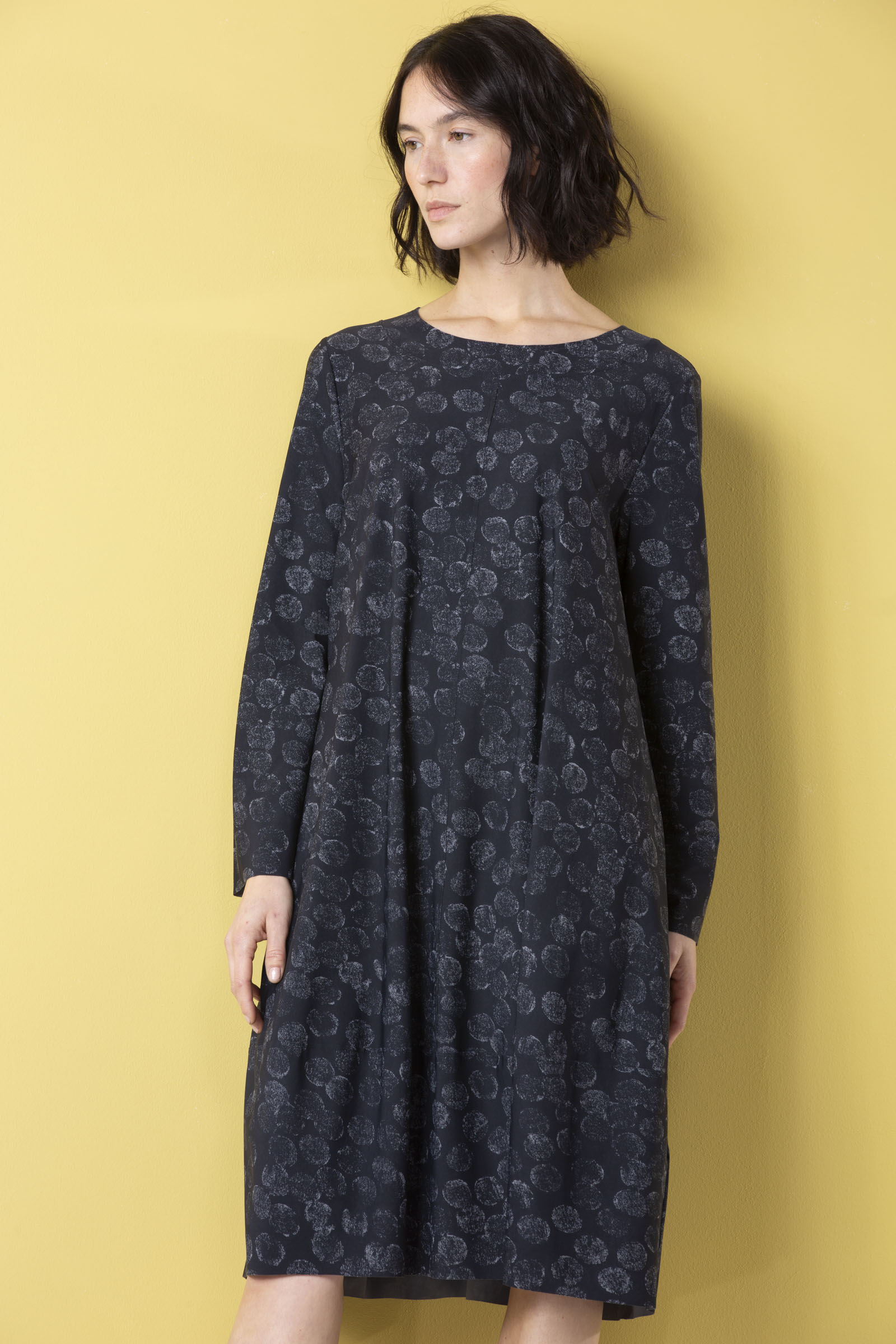 Dress 511 Grey Printed techno-stretch